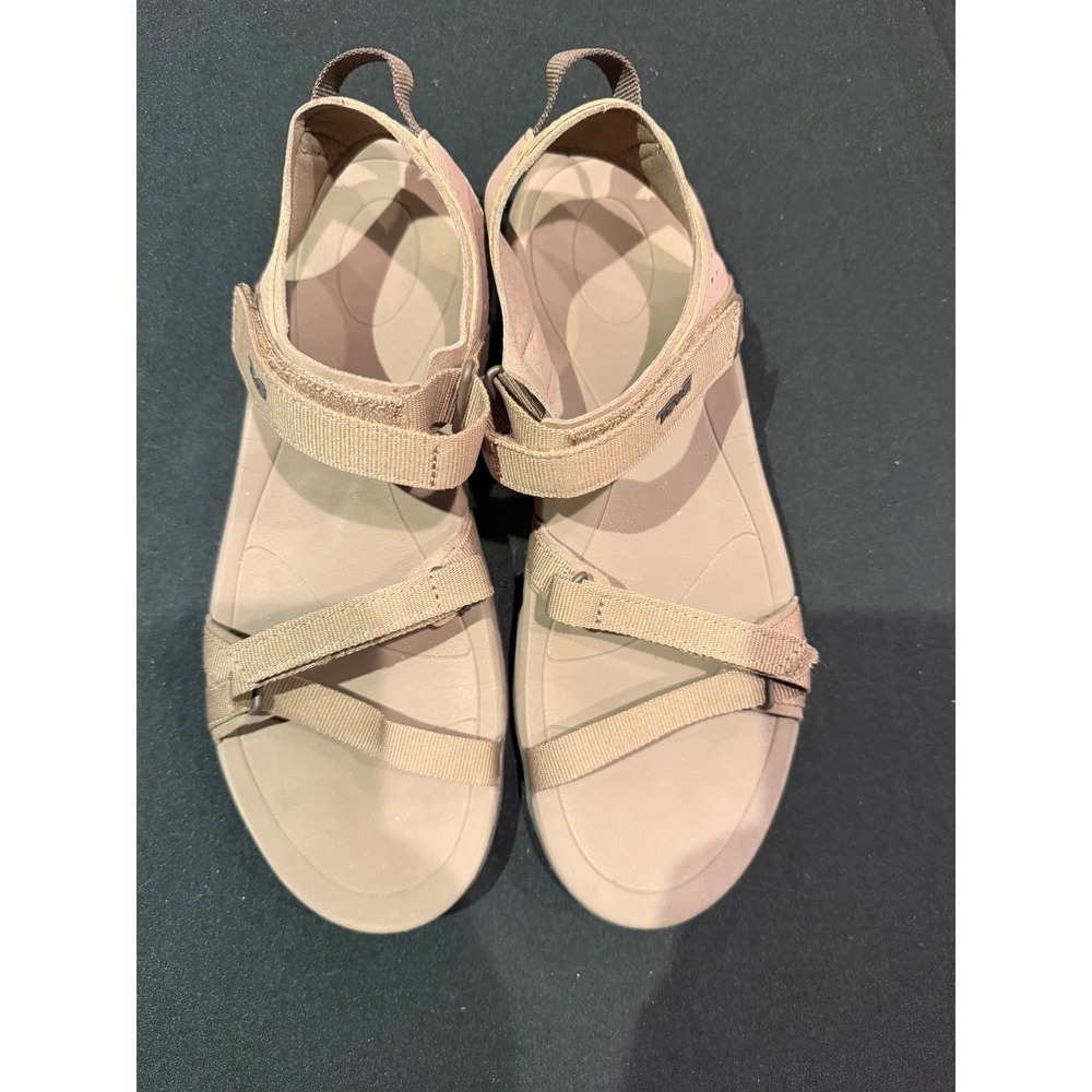 Teva Verra Sandals Womens 10 Tan Strappy Hiking Outdoor Water Shoes 1019622